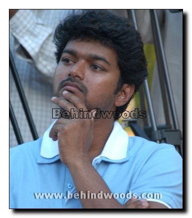 Vijay at Hyderabad